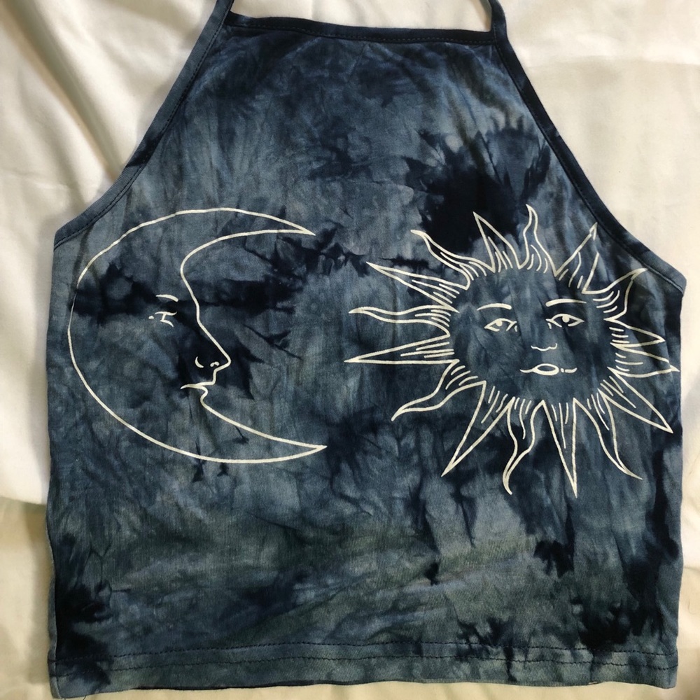 High neck crop top